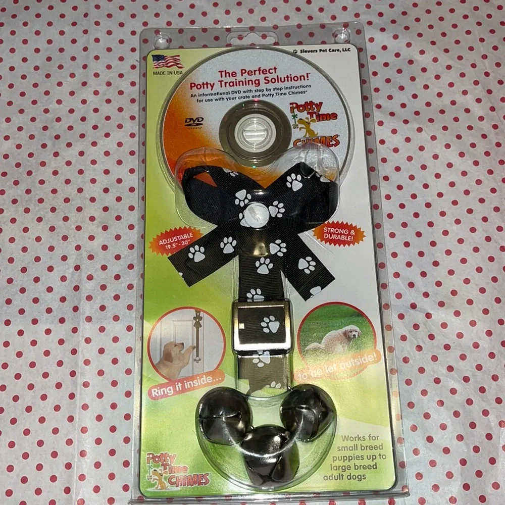 SIEVER’s PET CARE- POTTY TRAINING SOLUTION DVD and DOOR DOGGY CHIMES